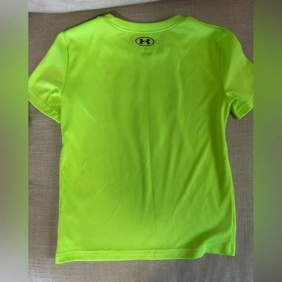 Under Armour Kids' Neon Green and Black T-Shirts - Picture 4 of 7